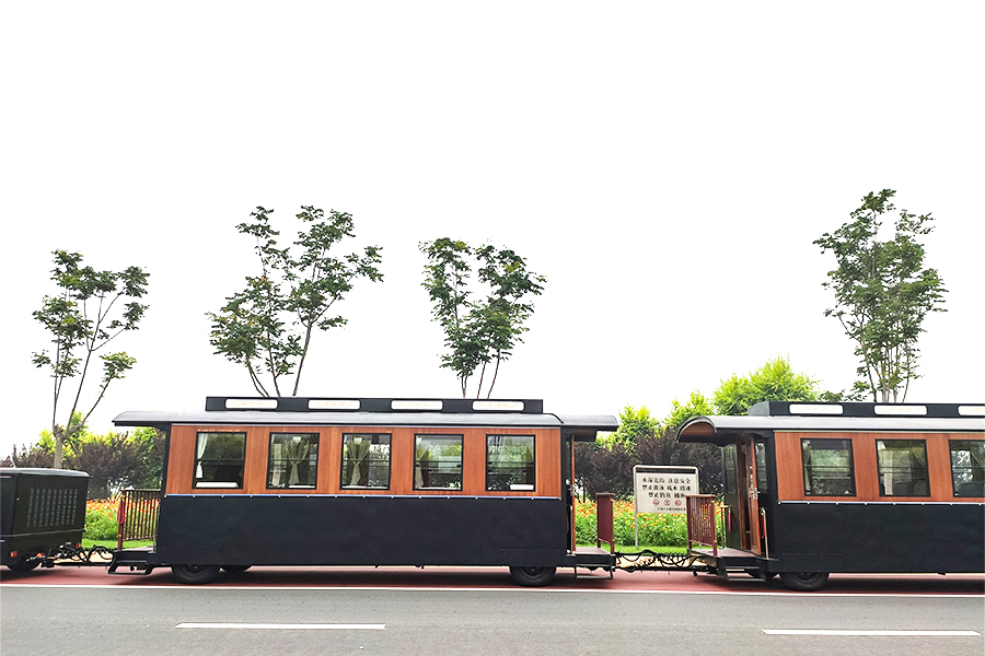 Kereta api simulasi besar tanpa landasan mewah