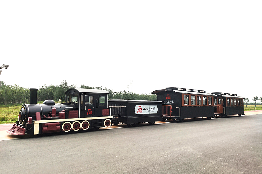 Kereta api simulasi besar tanpa landasan mewah